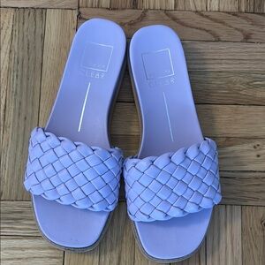 Dolce Vita Lavender Braided Slide Sandals
